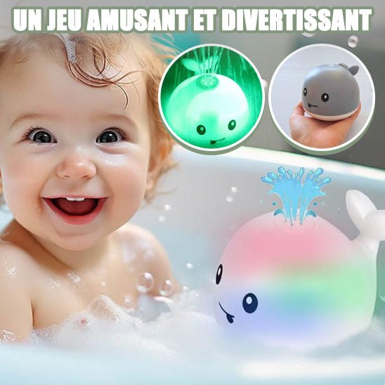 Jouet de bain bébé - Baleine - Douceur Bébé