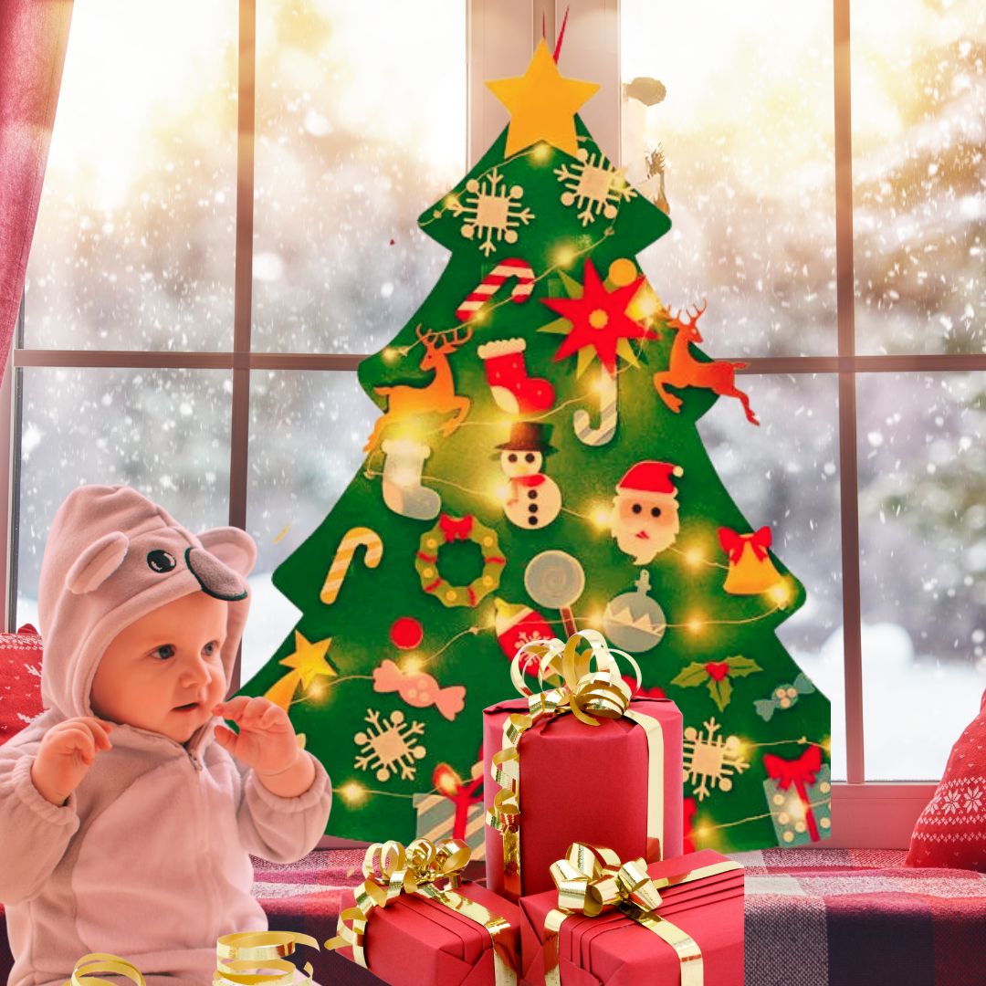 Sapin de Noël Lumineux Montessori | FestiSapin™ - Douceur Bébé